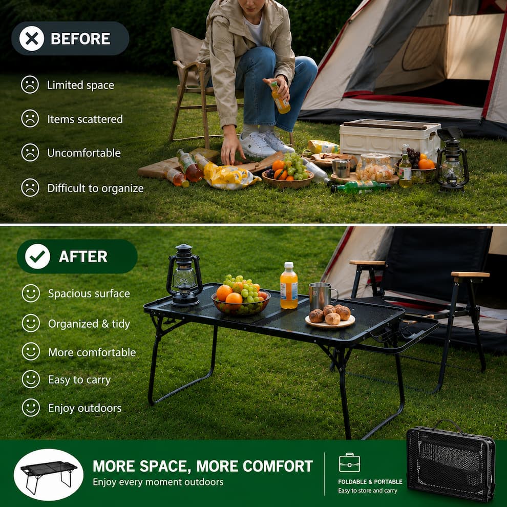 Outdoor folding table - view 5