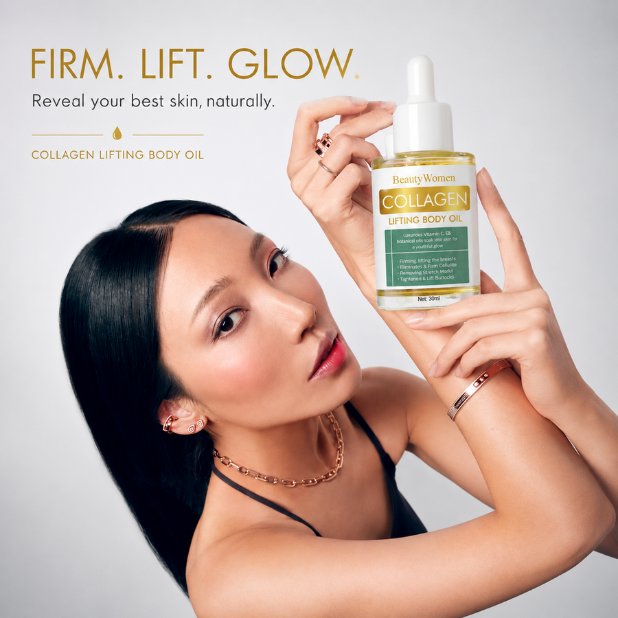 Organic collagen body oil - view 2