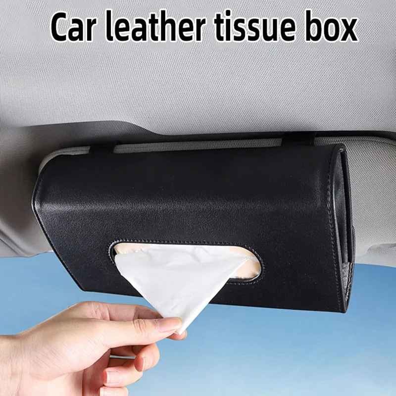 Car Leather Tissue Box - view 3