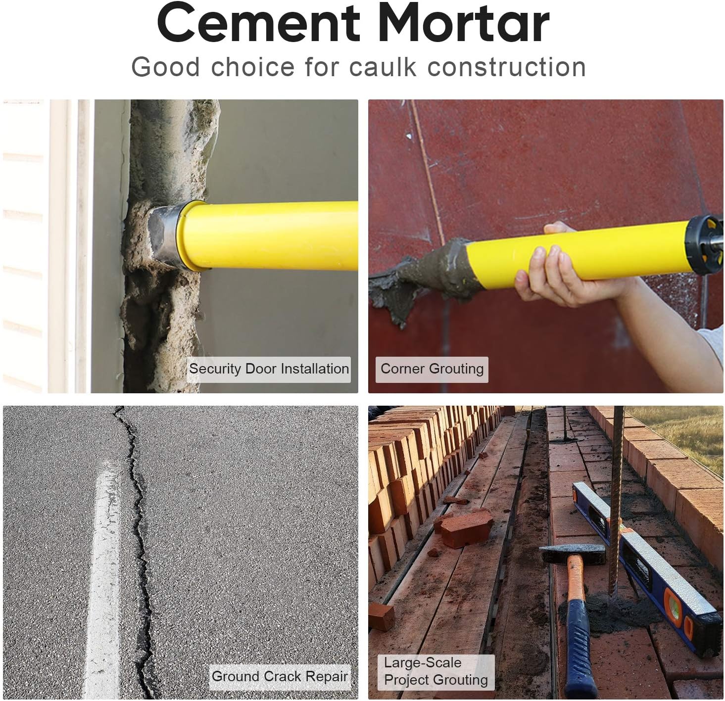 Cement Caulking Gun with 4 Nozzles - view 3
