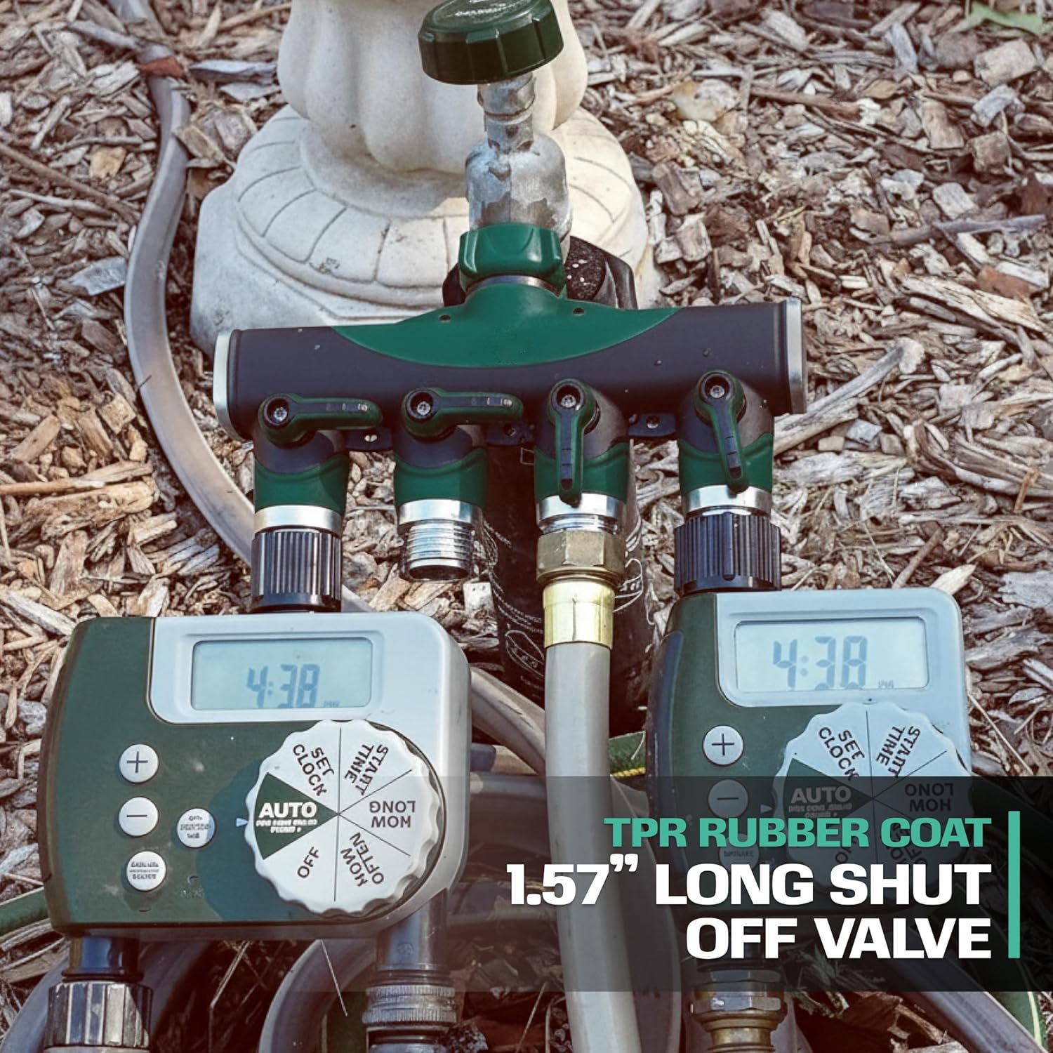 4-Way Garden Hose Splitter - view 2