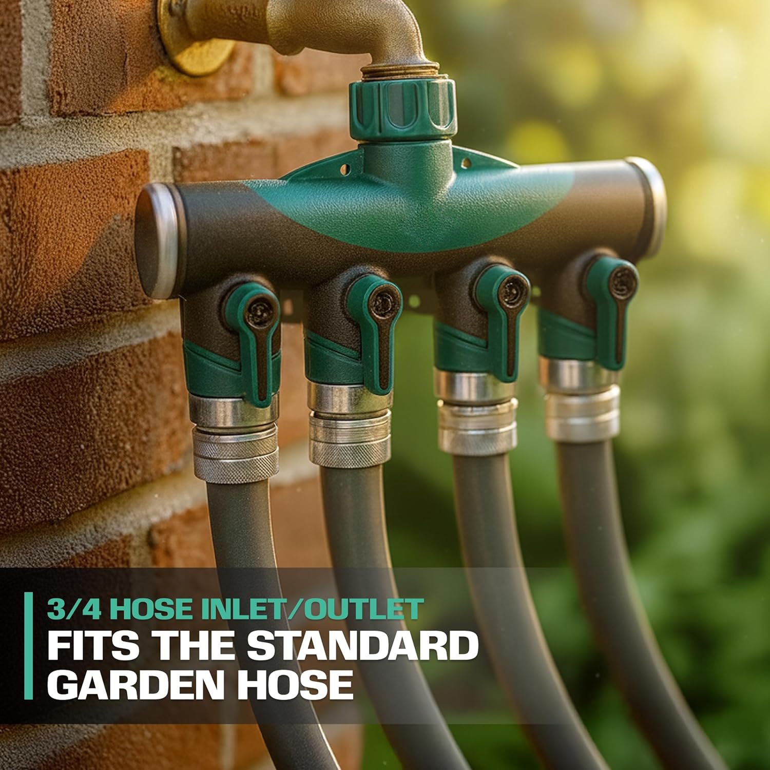 4-Way Garden Hose Splitter - view 4