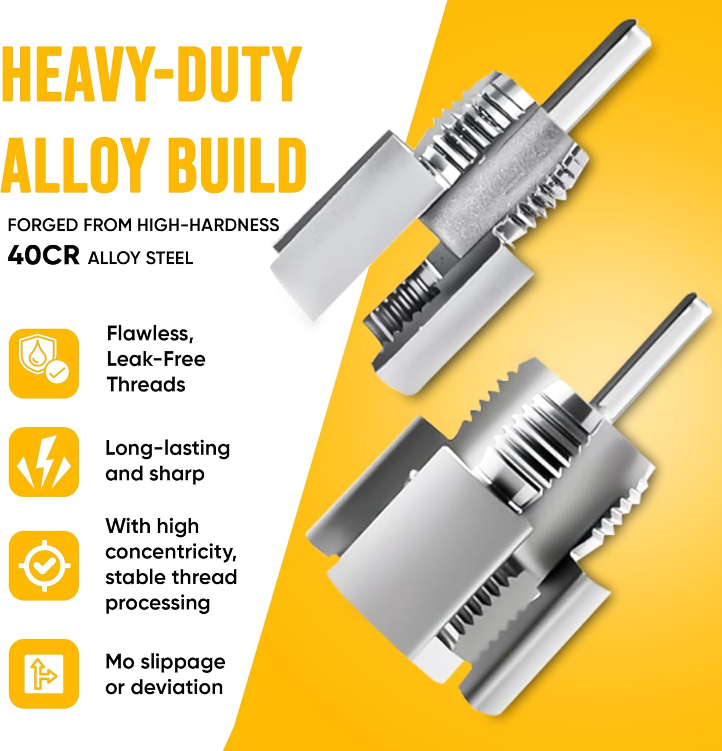 Dual‑Function Pipe Threading Tool - view 5
