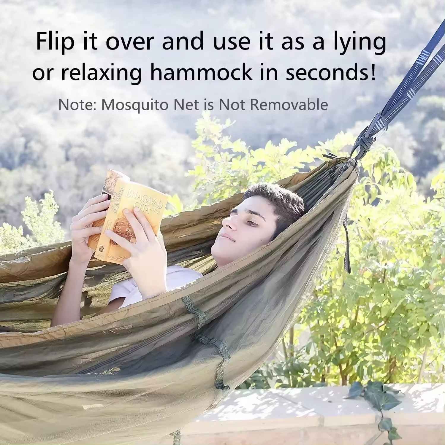 Camping Hammock Outdoor Portable Relaxation - view 3