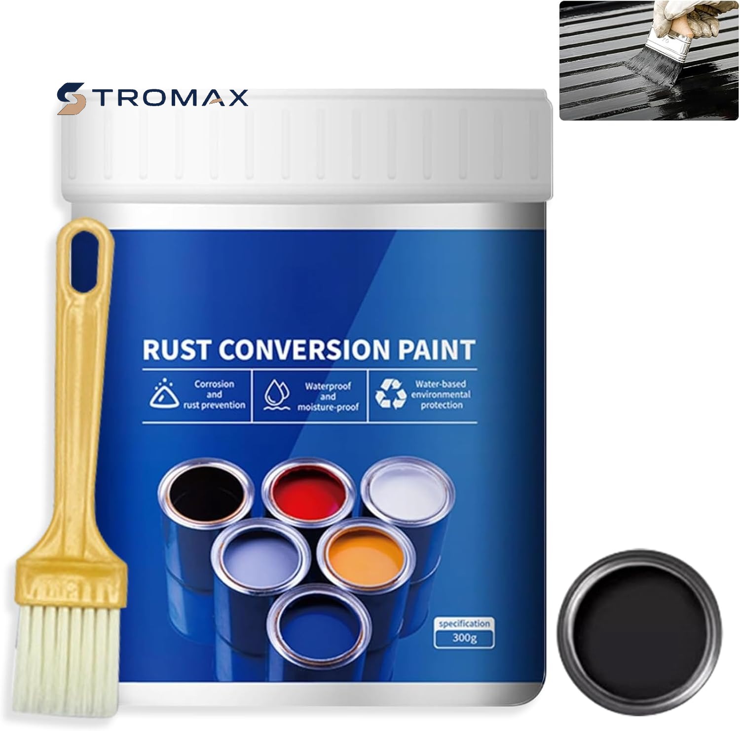 Weatherproof Rust Converter Paint For Metal