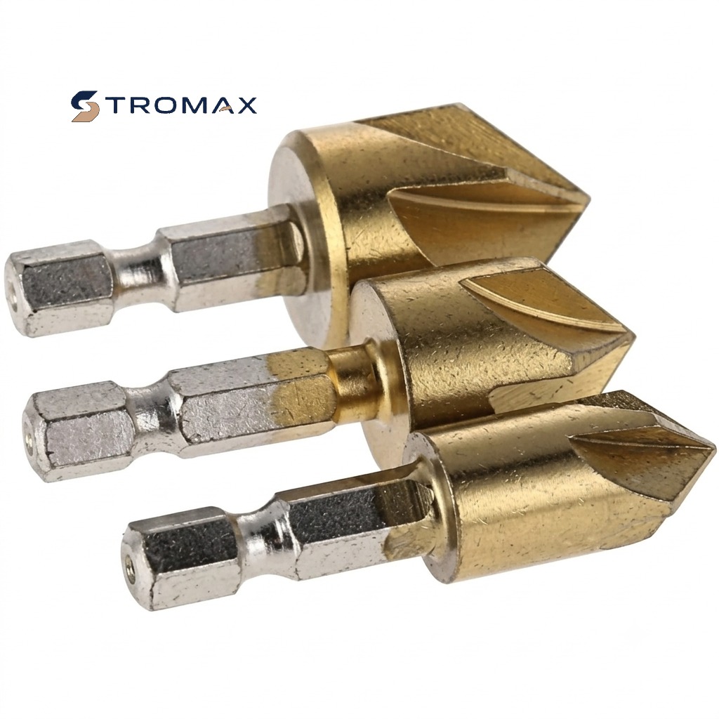 Cone-shaped Step Drill Bits