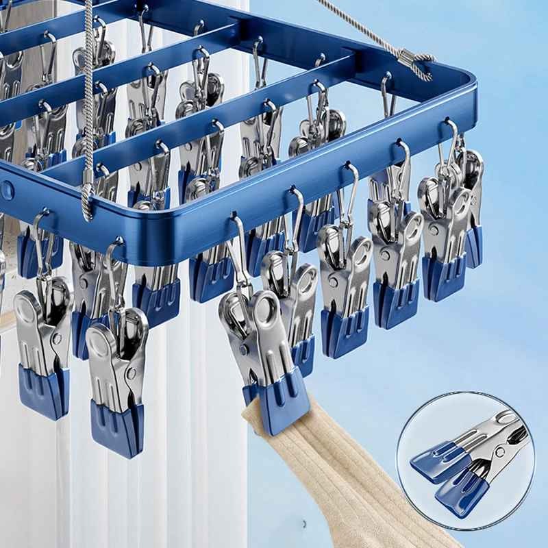 Clothes Drying Rack with Clips - view 4
