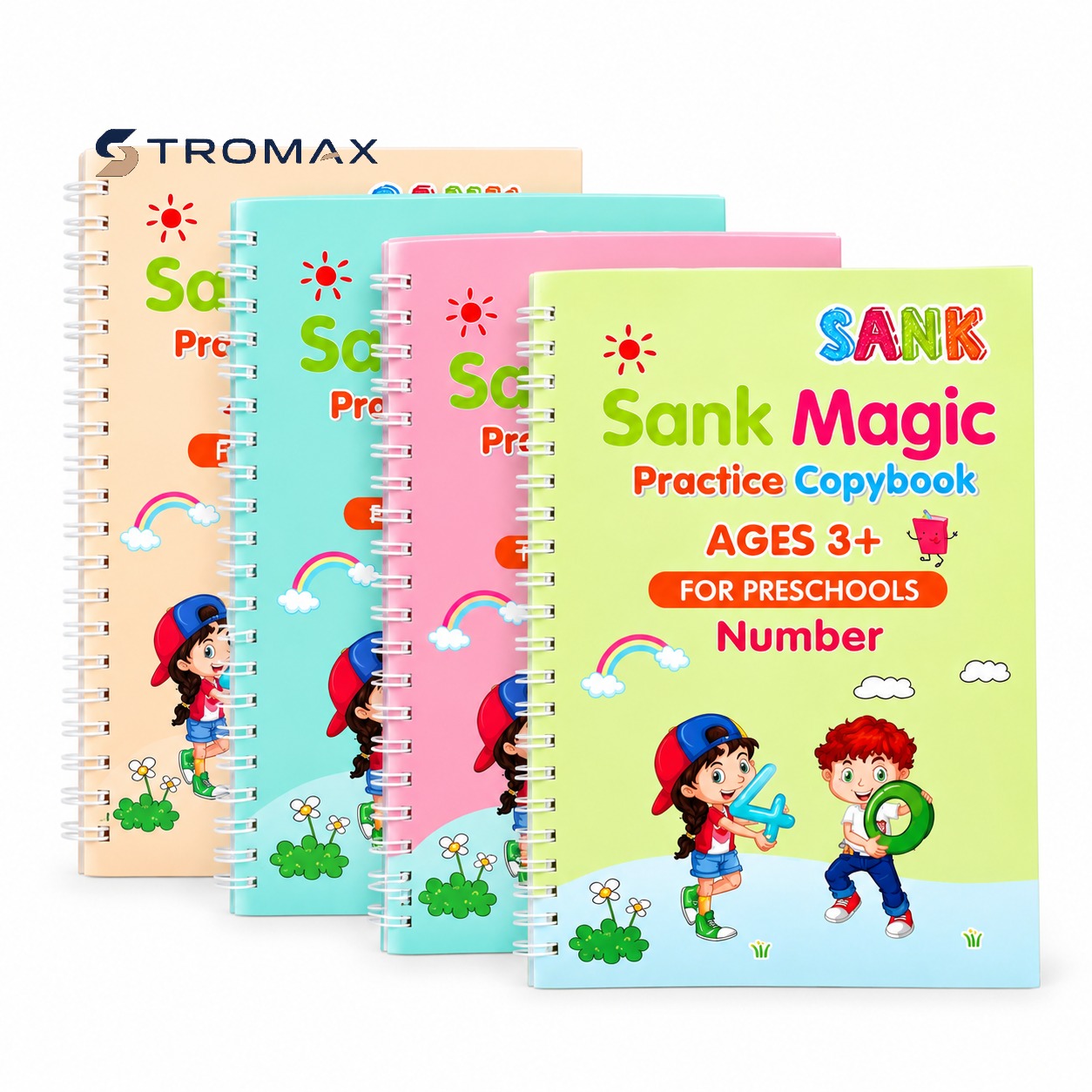 Magic Reusable Calligraphy Practice Copybook for Preschoolers