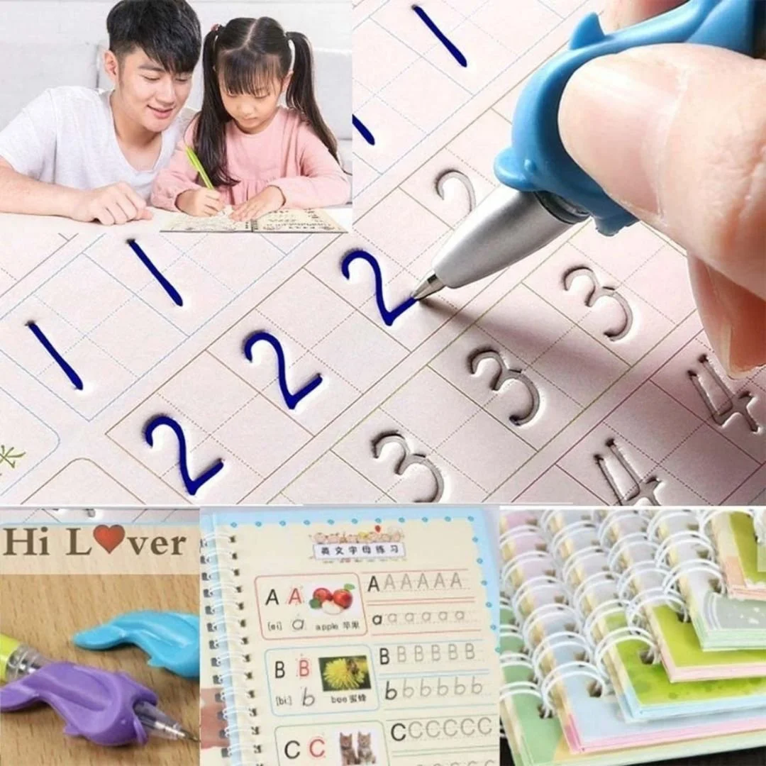 Magic Reusable Calligraphy Practice Copybook for Preschoolers - view 4