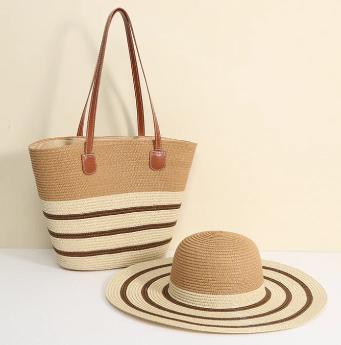 Sac de plage en paille - view 3