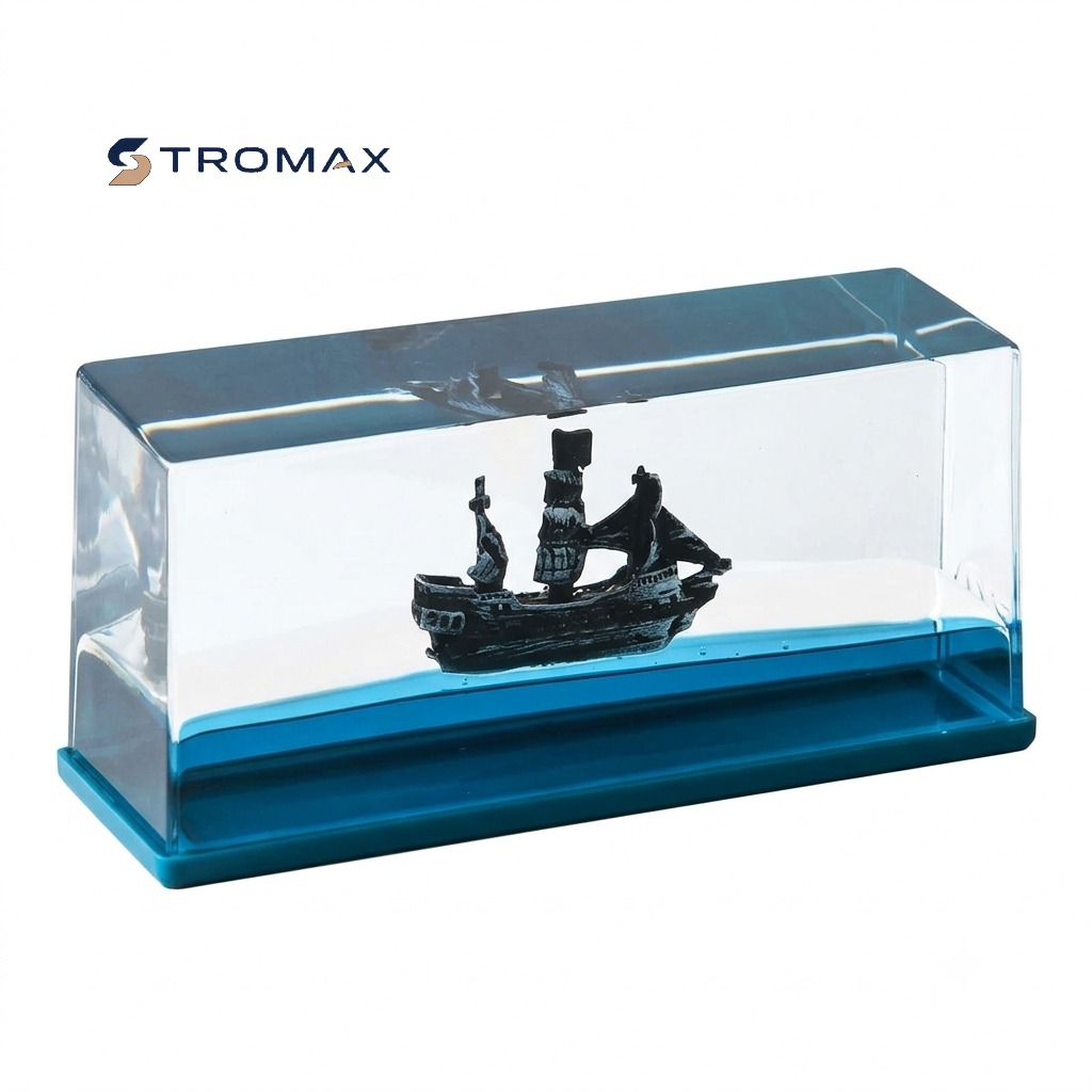 Cruise Ship Fluid Drift Bottle Decoration