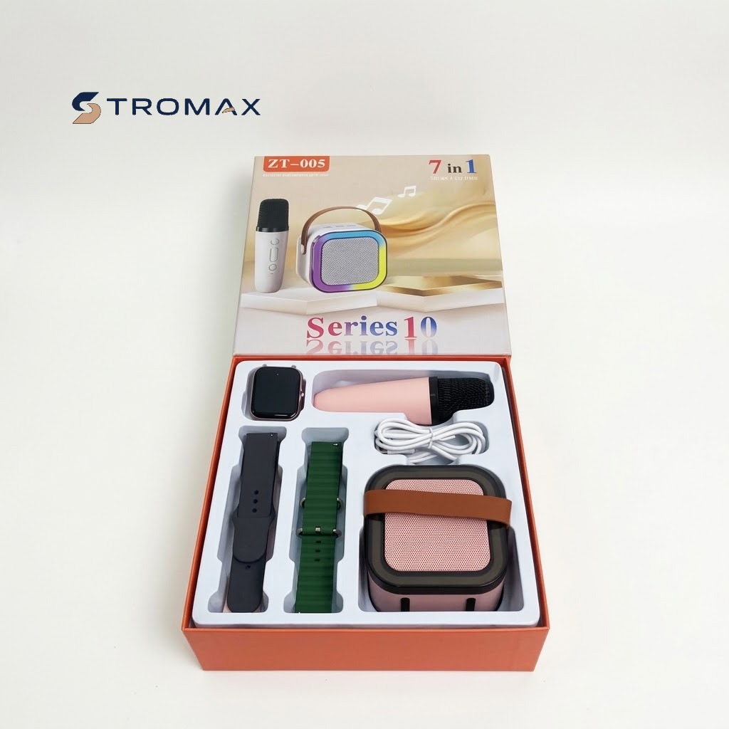 Karaoke Speaker + 7-in-1 Smartwatch
