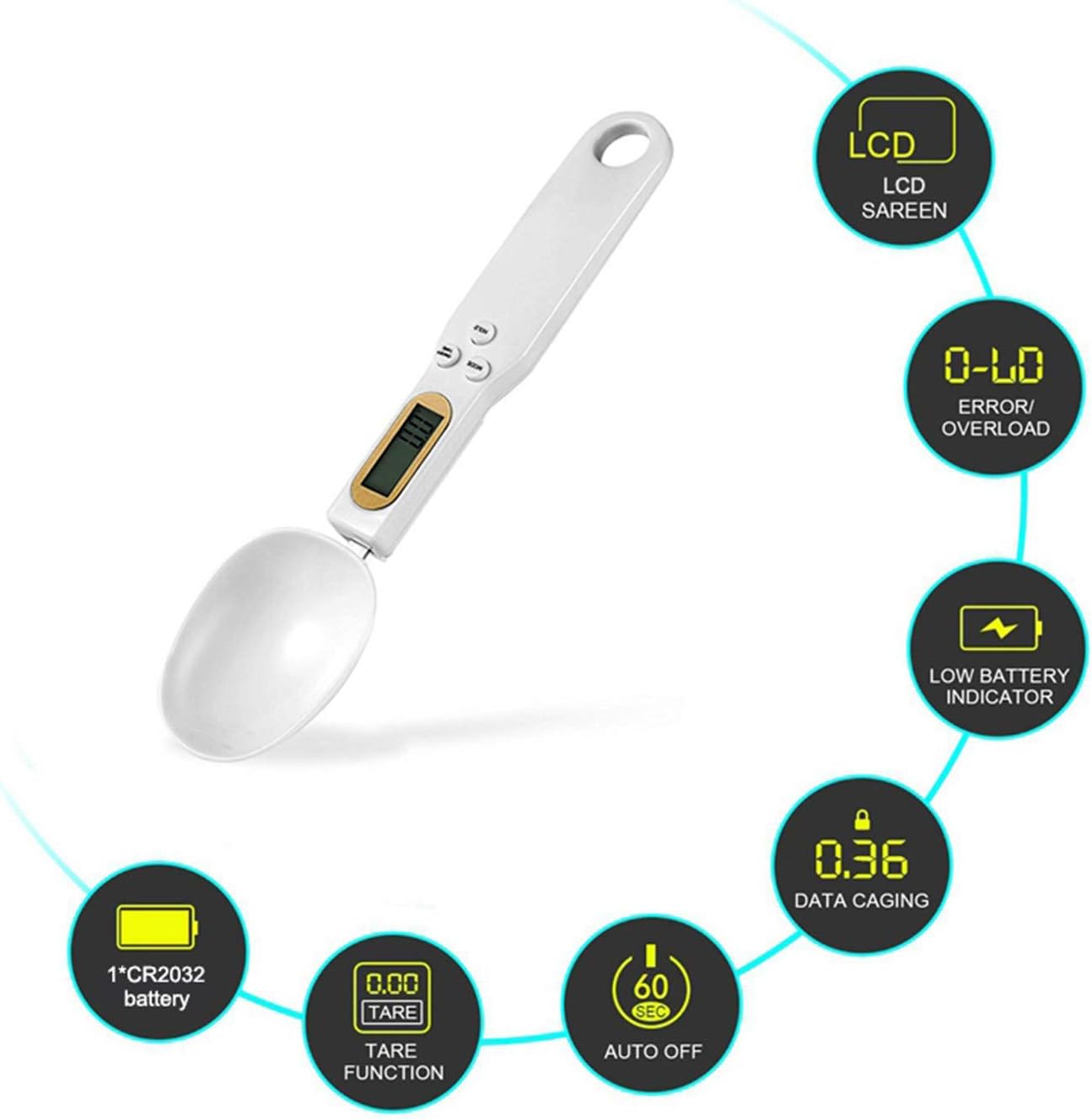 Digital Food Measuring Spoon Scale - view 4
