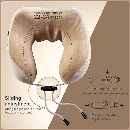 Pillow Massage Pillow U-shape relaxant Rechargeable - view 3
