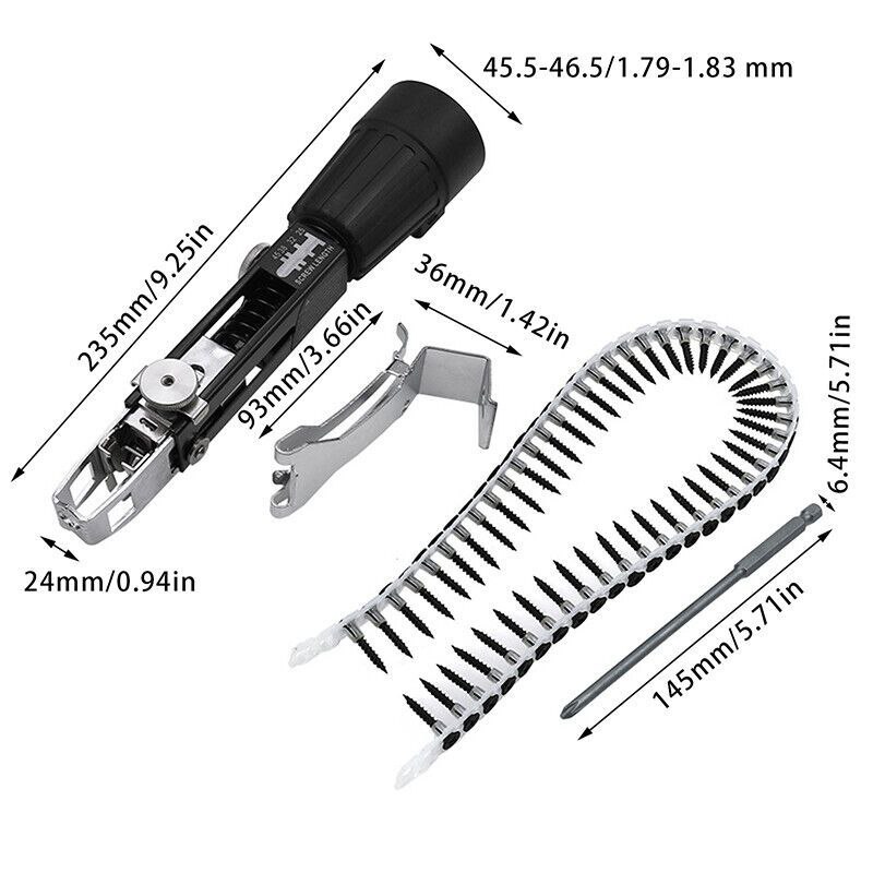 Automatic Power Drill Chain Nail Adapter - view 4